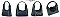 Chain Accent Hobo Handbags