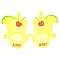 Pack of 12 Summer Drink Novelty Sunglasses