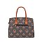 2-in-1 Large Size Classic Satchel Set + Wallet