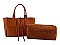 2IN1 FASHION TRENDY SATCHEL BAG AND MINI BAG SET