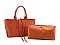 2IN1 FASHION TRENDY SATCHEL BAG AND MINI BAG SET