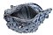 Distressed Checkered Denim Sling Bag