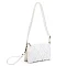white Denim Crossbody