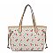 Monogram Cherry Print 3-in-1 Shopper