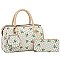 Monogram Avocado Print 3-in-1 Boston Bag