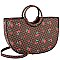 Monogram Cherry Print 2-in-1 Satchel