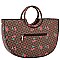 Monogram Cherry Print 2-in-1 Satchel