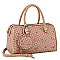 Monogram Cherry Print 3-in-1 Boston Bag