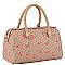 Monogram Cherry Print 3-in-1 Boston Bag