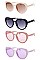 PACK OF 12 ASSORTED COLOR FASHION SUNGLASSES