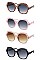 PACK OF 12 ASSORTED COLOR FASHION SUNGLASSES