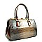 DESIGNER METAL FRAME ALLIGATOR BOUTIQUE SATCHEL