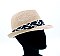 Paper Straw Fedora Hat