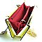 Quality Framed Patent Designer Jewel-top Clutch