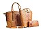 SW3617 EMBOSSED-TEXTURED SNAKE PRINT 3-Piece Tote SET