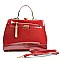 TWO IN ONE - 2-PIECE JEWEL TOP TOTE SET