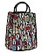 HOT FASHION SNAKE PRINT MULTI COLORED TOTE BAG