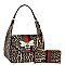 Queen Bee Stripe 2-in-1 Shoulder Bag Hobo