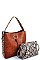 PYTHON PRINT 2 IN 1 DESIGNER SATCHEL