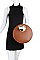 STYLISH VIRAGO CIRCLE SHAPE TOTE WITH LONG STRAP