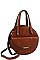 VIRAGO CIRCLE SATCHEL WITH LONG STRAP
