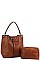 2IN1 MODERN VIRAGO FASHION SATCHEL WITH LONG STRAP