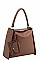 2IN1 MODERN DESIGNER SATCHEL WITH LONG STRAP