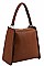2IN1 MODERN DESIGNER SATCHEL WITH LONG STRAP
