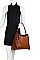 2IN1 MODERN DESIGNER SATCHEL WITH LONG STRAP