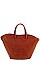STYLISH ASYMMETRIC SHOPPER WITH LONG STRAP