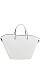 STYLISH ASYMMETRIC SHOPPER WITH LONG STRAP