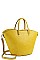 STYLISH ASYMMETRIC SHOPPER WITH LONG STRAP