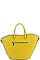 STYLISH ASYMMETRIC SHOPPER WITH LONG STRAP