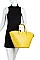 STYLISH ASYMMETRIC SHOPPER WITH LONG STRAP