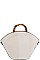 MODERN STYLISH SHELL BUCKET BAG WITH LONG STRAP