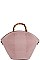 MODERN STYLISH SHELL BUCKET BAG WITH LONG STRAP