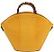 MODERN STYLISH SHELL BUCKET BAG WITH LONG STRAP
