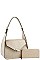 2IN1 FASHION SHOULDER BAG WITH MATCHING WALLET