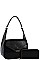 2IN1 FASHION SHOULDER BAG WITH MATCHING WALLET