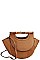 DESIGNER VIRAGO COLLECTION SATCHEL WITH LONG STRAP