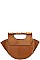 DESIGNER VIRAGO COLLECTION SATCHEL WITH LONG STRAP