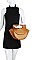 DESIGNER VIRAGO COLLECTION SATCHEL WITH LONG STRAP