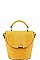 VIRAGO COLLECTION BUCKET SHOULDER SATCHEL WITH LONG STRAP