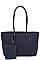 2 IN 1 LEAF PRINT TOTE BAG SET