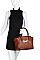 3IN1 PLAIN SMOOTH RHINESTONE BEE TOTE BAG WITH MULTI COLORED SNAKE BAG AND WALLET SET