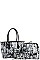 3IN1 OBAMA PAINTING ART SATCHEL CROSS BODY AND WALLET SET