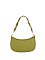 Twisted Handle Woven Shoulder Bag
