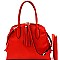 Tassel Accent Dome Satchel Wallet SET  MH-DX0052W