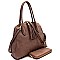 Tassel Accent Dome Satchel Wallet SET  MH-DX0052W