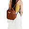 Rhinestone Bee Charm Chevron Quilted Backpack Wallet SET MH-DX0057W